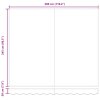 vidaXL Ručne zaťahovacia markíza vínová 300x250 cm