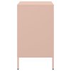 vidaXL Nočné stolíky 2 ks ružové 36x39x68 cm oceľ
