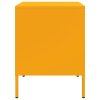 vidaXL Nočné stolíky 2 ks horčicovožlté 36x39x50,5 cm oceľ