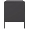 vidaXL Nočné stolíky 2 ks čierne 36x39x50,5cm oceľ