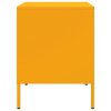 vidaXL Nočný stolík horčicovožltý 36x39x50,5 cm oceľ