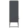 vidaXL Vysoká skrinka antracitová 68x39x111,5 cm oceľ