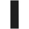 vidaXL Knižnica, čierna 97,5x29,5x100 cm, kompozitné drevo