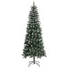 vidaXL Umelý vianočný stromček s podstavcom zelený 210 cm PVC