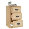 vidaXL Nočný stolík dub sonoma 39x39x47,5 cm kompozitné drevo