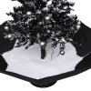 vidaXL Snežiaci vianočný stromček s dáždnikovým podstavcom čierny 75 cm PVC