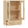 vidaXL Vysoká skrinka dub sonoma 69,5x31x115 cm kompozitné drevo
