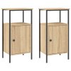 vidaXL Nočné stolíky 2 ks dub sonoma 41x31x80 cm kompozitné drevo