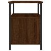 vidaXL Nočné stolíky 2 ks, hnedý dub 34x35,5x50 cm, kompozitné drevo