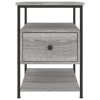 vidaXL Nočné stolíky 2 ks sivá sonoma 40x42x56 cm, kompozitné drevo