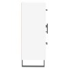 vidaXL Komoda biela 69,5x34x90 cm kompozitné drevo