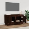 vidaXL TV skrinka hnedý dub 80x35x45 cm spracované drevo