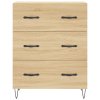 vidaXL Komoda dub sonoma 69,5x34x90 cm kompozitné drevo