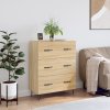 vidaXL Komoda dub sonoma 69,5x34x90 cm kompozitné drevo