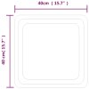 vidaXL LED kúpeľňové zrkadlo 40x40 cm