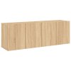 vidaXL TV skrinky nástenné 2 ks dub sonoma 60x30x41 cm