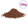 vidaXL Sopečné kamene 25 kg červené 5-8 mm