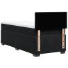 vidaXL Posteľný rám boxspring s matracom čierny 100x200 cm zamat