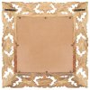 vidaXL Ručne vyrezávané zrkadlo hnedé 50x50 cm masívne mangovníkové drevo