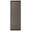vidaXL Vonkajší koberec s plochým tkaním 80x250 cm tmavohnedý