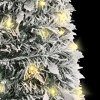 vidaXL Umelý vianočný stromček vyskakovací vločky snehu 200 LED 210 cm