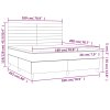 vidaXL Posteľný rám boxspring s matracom sivohned 180x200 cm látka