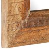 vidaXL Ručne vyrezávané zrkadlo 50x50x2,5cm masívne mangovníkové drevo