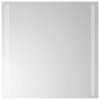 vidaXL LED kúpeľňové zrkadlo 50x50 cm