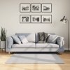 vidaXL Koberec HUARTE s krátkym vlakom umývateľný sivý 120x120 cm
