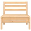 vidaXL Záhradné stredové pohovky 4 ks, borovicový masív