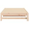 vidaXL Rozkladacia denná posteľ 2x(90x200) cm borovicový masív