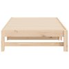 vidaXL Rozkladacia denná posteľ 2x(90x190) cm borovicový masív