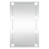 vidaXL Nástenné zrkadlo s LED svetlami 50x80 cm sklo obdĺžnik