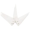 vidaXL Vianočné svetlá s hrotmi 3 ks LED skladacie biele 35 cm