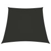 vidaXL Tieniaca plachta, oxford, lichobežníková 2/4x3 m, antracitová