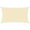 vidaXL Tieniaca plachta 160 g/m², krémová 5x8 m, HDPE