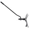 vidaXL Snehová radlica na záhradný traktor s adaptérom 100 cm
