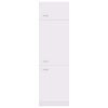 vidaXL Skrinka na chladničku “Lyon”, biela 60x57x207 cm