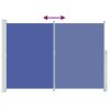 vidaXL Zaťahovacia bočná markíza na terasu 200x300 cm modrá