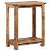 vidaXL Konzolový stolík 60x35x75 cm masívne mangovníkové drevo
