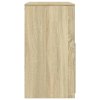 vidaXL Toaletný stolík a stolička dub sonoma 60x40x113,5 cm
