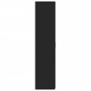 vidaXL Vysoká skrinka, čierna 30x42,5x185 cm, kompozitné drevo