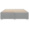 vidaXL Posteľ bez matraca bledosivá 200x200 cm látka