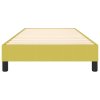 vidaXL Posteľný rám s boxspringom zelený 90x200 cm látka