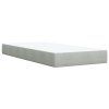 vidaXL Posteľný rám boxsping s matracom bledosivý 80x200 cm zamat