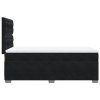 vidaXL Posteľný rám boxspring s matracom čierny 80x200 cm zamat