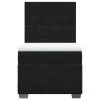 vidaXL Posteľný rám boxspring s matracom čierny 80x200 cm zamat