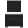 vidaXL Posteľný rám boxspring s matracom čierny 80x200 cm zamat
