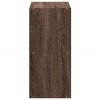 vidaXL Knižnica hnedý dub 68,5x32x68,5 cm kompozitné drevo