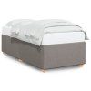 vidaXL Rám postele bez matraca Taupe 90x190 cm Látka